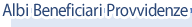 Albi beneficiari provvidenze
