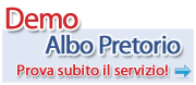 Visualizza la demo del servizio albo pretorio on l